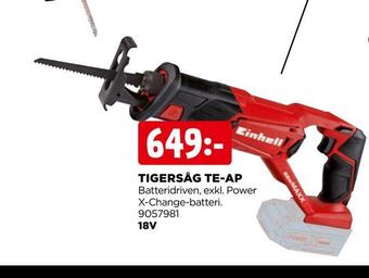 Jem&Fix Tigersåg te-ap erbjuda