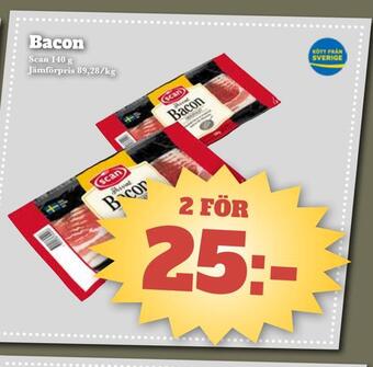 Bonum Matmarknad Bacon erbjuda
