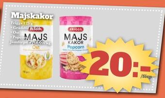 Bonum Matmarknad Majskakor erbjuda