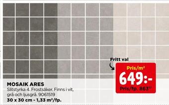 Jem&Fix Mosaik ares erbjuda