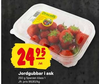 City Gross Jordgubbar i ask erbjuda