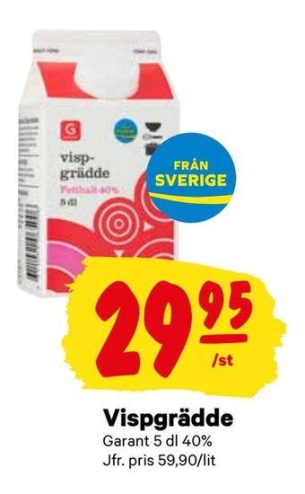 Vispgrädde