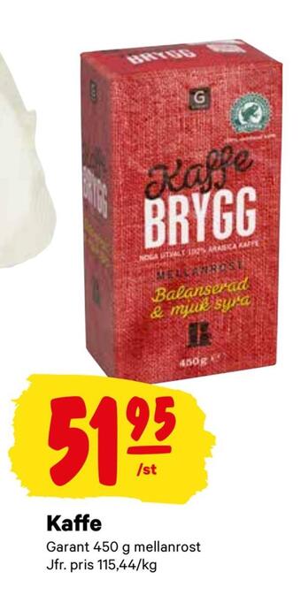 City Gross Kaffe erbjuda