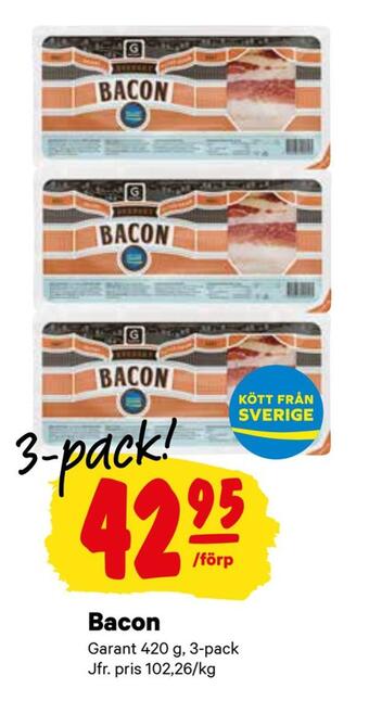City Gross Bacon erbjuda