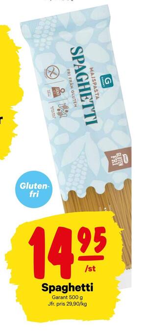 City Gross Spaghetti erbjuda