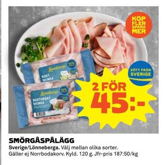 Coop Extra Smörgåspålägg erbjuda