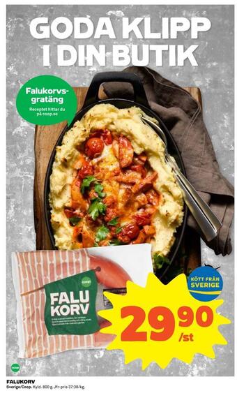 Coop Extra Falukorv erbjuda