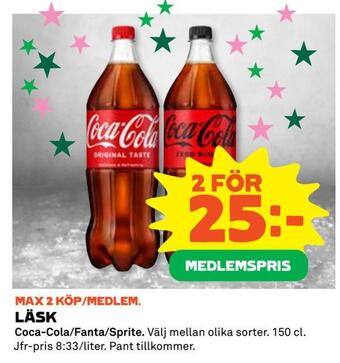 Coop Extra Läsk erbjuda