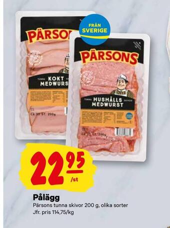 City Gross Pålägg erbjuda