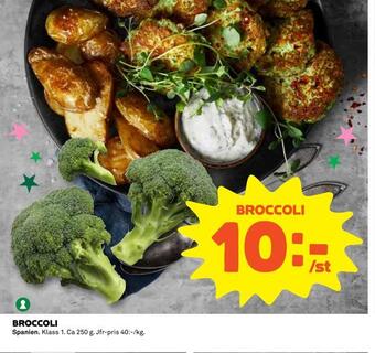 Coop Daglivs Broccoli erbjuda