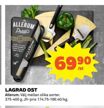 Coop Daglivs Lagrad ost erbjuda