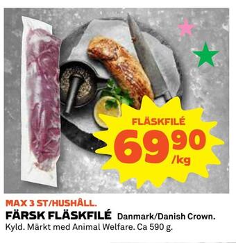 Coop Daglivs Färsk fläskfilé erbjuda