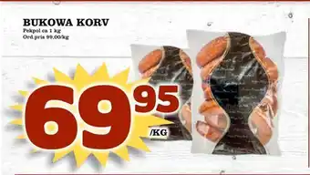 Din Mat Bukowa korv erbjuda