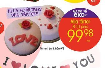 EKO Alla tårtor erbjuda