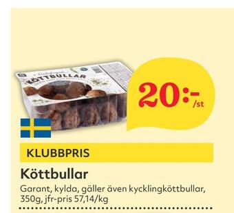 Hemköp Köttbullar erbjuda