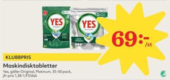 Hemköp Maskindisktabletter erbjuda