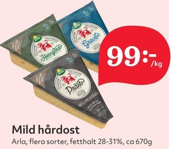Mild hårdost