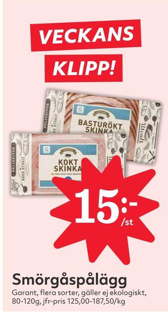 Hemköp Smörgåspålägg erbjuda