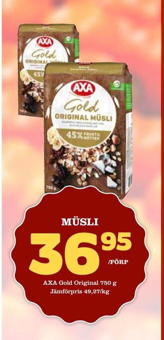 Matdax Müsli erbjuda