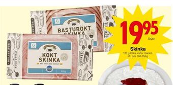 Matöppet Skinka erbjuda
