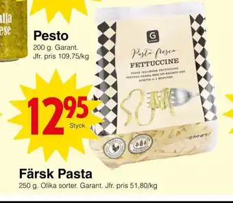 Matöppet Färsk pasta erbjuda