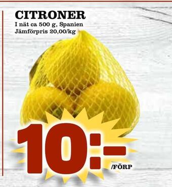 Matvärlden Tensta Citroner erbjuda
