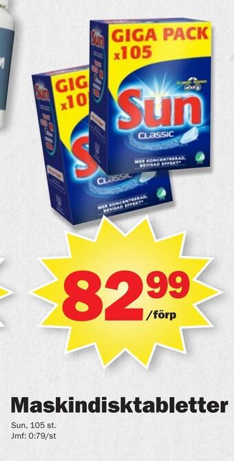 Pekås Maskindisktabletter erbjuda