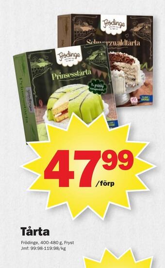 Pekås Tårta erbjuda