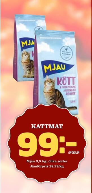 Nelins Kattmat erbjuda