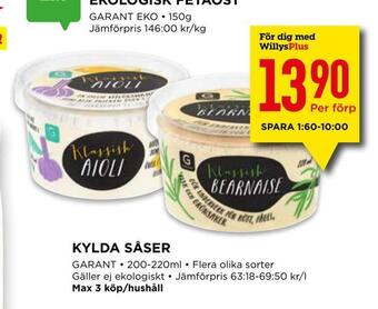 Willys Kylda såser erbjuda