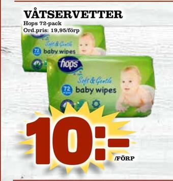 Supergrossen Våtservetter erbjuda