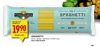 Willys Spaghetti erbjuda