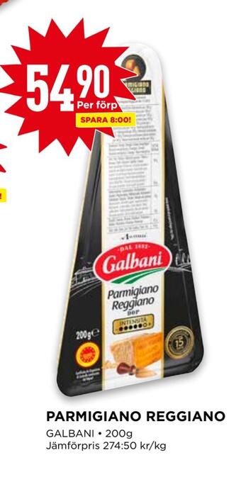 Willys Parmigiano reggiano erbjuda