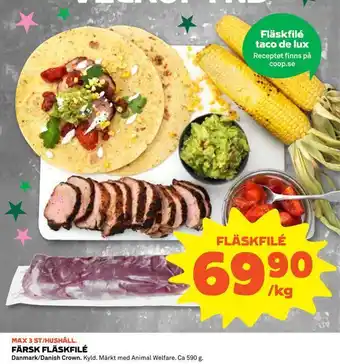 Coop Konsum Fläskfilé erbjuda