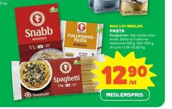 Stora Coop Pasta erbjuda