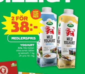 Stora Coop Yoghurt erbjuda