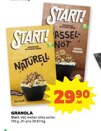Stora Coop Granola erbjuda