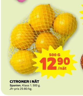 Stora Coop Citroner i nät erbjuda