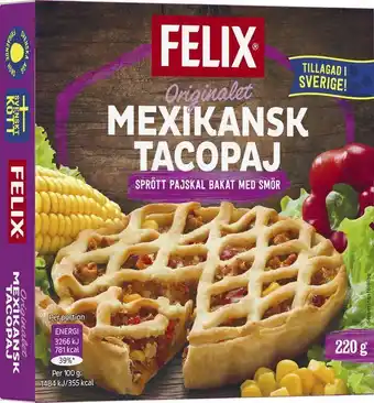 MatHem Tacopaj mexikansk fryst erbjuda