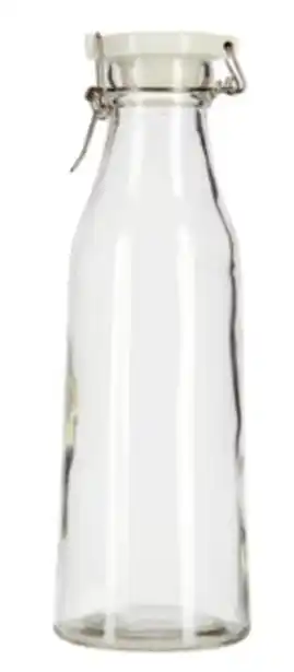 Clas Ohlson Glasflaska med snäpplock erbjuda