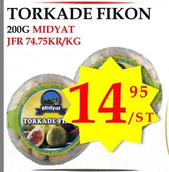 Matmixen Torkade fikon erbjuda