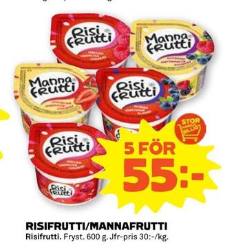 Stora Coop Risifrutti/mannafrutti erbjuda
