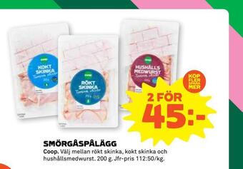 Stora Coop Smörgåspålägg erbjuda
