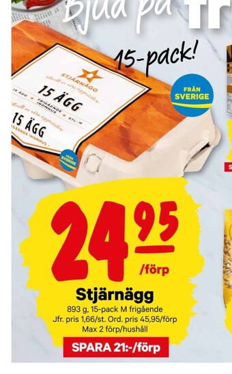 City Gross Stjärnägg ägg erbjuda