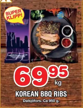 Nya Pulsen Korean bbq ribs erbjuda