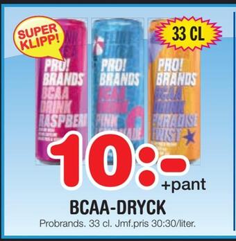 Nya Pulsen Bcaa-dryck erbjuda