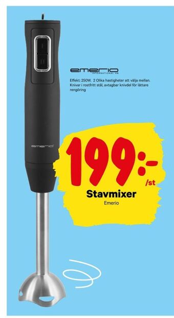 Emerio stavmixer