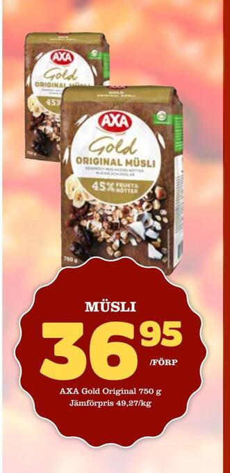 Nya Pulsen Müsli erbjuda