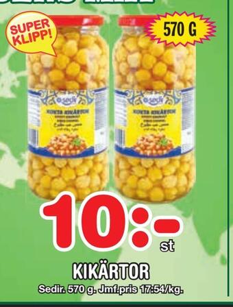 Nya Pulsen Kikärtor erbjuda