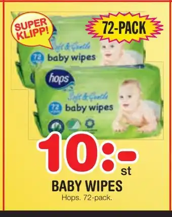 Nya Pulsen Baby wipes erbjuda